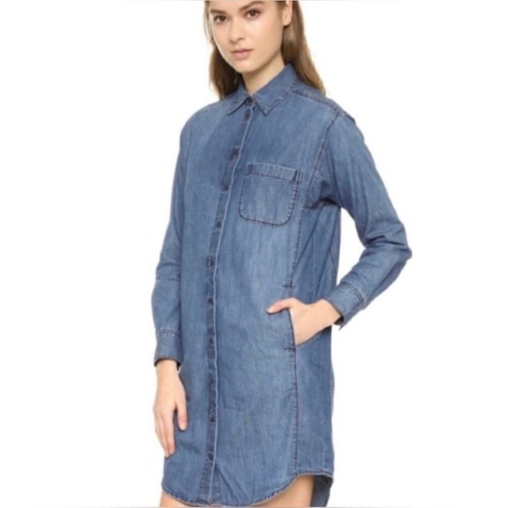 Madewell Chambray shirt dress sz XXS
